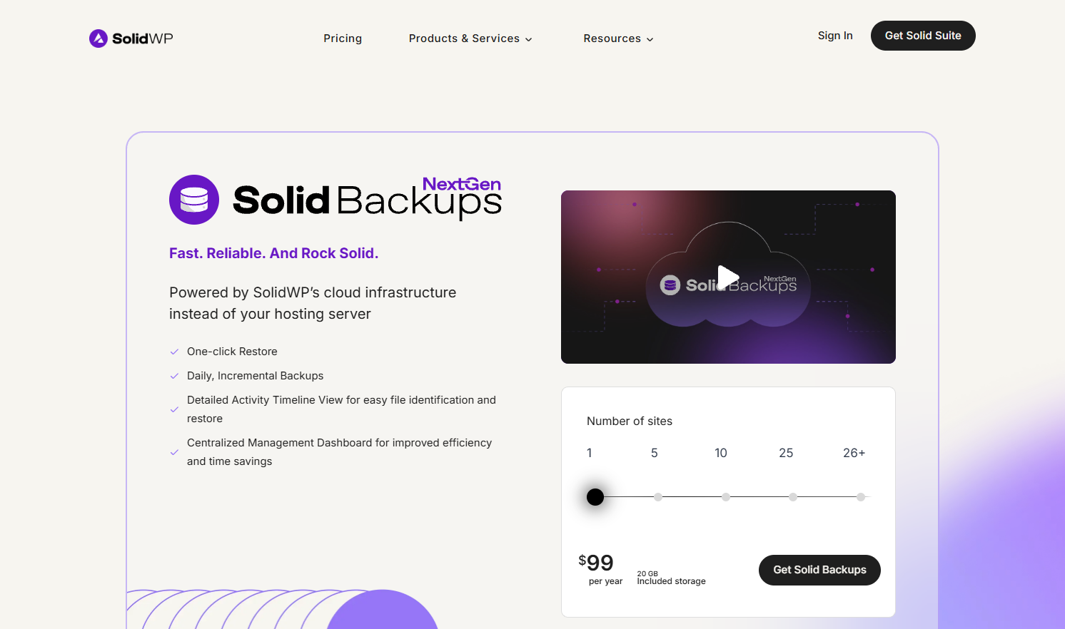 Solid Backups（旧BackupBuddy）